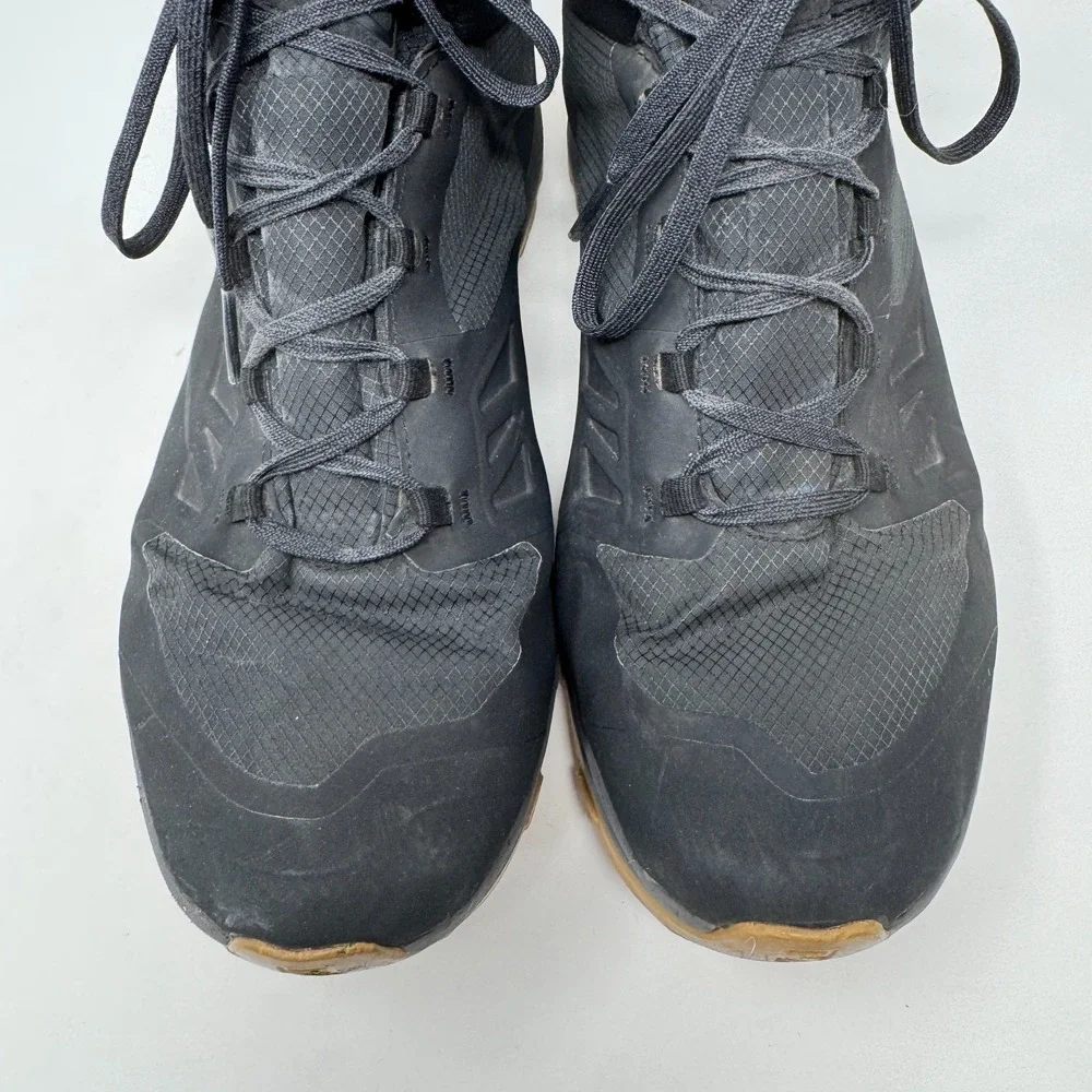 Salomon Outsnap CSWP Black Gum Hiking Trail Lace Boots Shoes Men's Size 11.5
